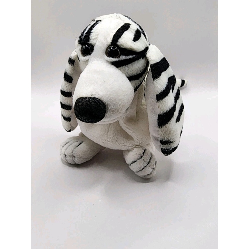 Vintage Applause Hush Puppies Basset Hound Zebra‎ Plush